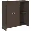 Image de vidaXL Armoire de rangement avec porte Marron 100 x 36 x 102 cm Rotin