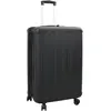 Image de vidaXL Valise avec verrouillage Noir 50 x 30 x 76 cm Plastic ABS