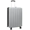 Image de vidaXL Valise avec Verrouillage Argent 50 x 30 x 76 cm Plastic ABS, Valise Moderne rectangulaire, Bagage résistant, Pratique et stylée, idéale pour Vos Voyages
