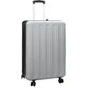 Image de vidaXL Valise avec verrouillage Argent 50 x 30 x 76 cm Plastic ABS