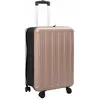 Image de vidaXL Valise avec verrouillage doré rose 43 x 27 x 66 cm Plastic ABS