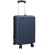 Image de vidaXL Valise Bleu foncé 34 x 23 x 55.5 cm Plastic ABS
