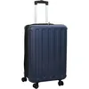 Image de vidaXL Valise avec Verrouillage Bleu foncé 43 x 27 x 66 cm Plastic ABS, Valise Moderne rectangulaire, Bagage résistant, Pratique et stylée, idéale pour Vos Voyages
