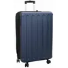 Image de vidaXL Valise avec Verrouillage Bleu foncé 50 x 30 x 76 cm Plastic ABS, Valise Moderne rectangulaire, Bagage résistant, Pratique et stylée, idéale pour Vos Voyages