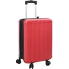 Image de vidaXL Valise avec Verrouillage Rouge 43 x 27 x 66 cm Plastic ABS, Valise Moderne rectangulaire, Bagage résistant, Pratique et stylée, idéale pour Vos Voyages