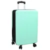 Image de vidaXL Valise Vert Menthe 43 x 27 x 66 cm Plastic ABS, Valise Moderne rectangulaire, Bagage résistant, Pratique et stylée, idéale pour Vos Voyages