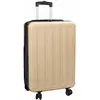 Image de vidaXL Valise avec verrouillage Champagne 43 x 27 x 66 cm Plastic ABS