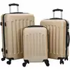Image de vidaXL Valise 3 pcs Champagne 50 x 31 x 78 cm Plastic ABS