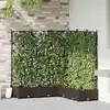 Image de vidaXL Cache-pot de jardin 5 pcs Marron 120 x 120 x 125,5 cm Acier
