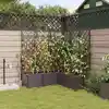 Image de vidaXL Cache-pot de jardin 5 pcs Marron Acier