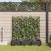 Image de vidaXL Cache-pot de jardin 3 pcs Noir Acier