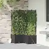 Image de vidaXL Cache-pot de jardin 3 pcs Noir Acier
