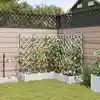 Image de vidaXL Cache-pot de jardin 5 pcs Blanc Acier