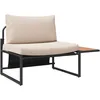 Image de vidaXL Ensemble de canapé de Jardin 2 pcs Taupe Acier, Canapé de Jardin Moderne, Cadre en Acier rectangulaire, mobilier d'extérieur Chic, Lounge élégant pour terrasse