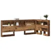 Image de vidaXL Tête de lit de Rangement Bois Ancien 100 cm Bois d'ingénierie, Tête de lit, Design Moderne, Solutions de Rangement, rectangulaire, Ample, Meuble Contemporain, organisateurs de Chambre