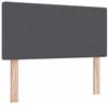 Image de vidaXL Tête de lit Gris foncé 90 cm Tissu en Velours côtelé, Chambre élégante, tête de lit rectangulaire capitonnée, réglable en Hauteur, Mousse Personnalisable, Fonction Pratique pour Le lit