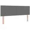 Image de vidaXL Tête de lit Gris Clair 160 cm Tissu en Velours côtelé, Tête de lit Tendance, Design Moderne rembourré, Mousse réglable, Tissu en Velours côtelé, Soutien pour Le lit