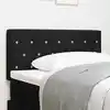 Image de vidaXL Tête de lit Noir 100 cm Velours