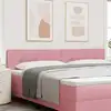 Image de vidaXL Tête de lit Rose 200 cm Velours