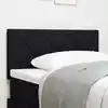 Image de vidaXL Tête de lit Noir 100 cm tissu