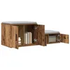 Image de vidaXL Armoire de Rangement 2 pcs Bois Ancien 103 x 41 x 40 cm, Rangement Moderne pour la Salle à Manger, Meuble rectangulaire, Solution stylée et Fonctionnelle