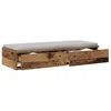 Image de vidaXL Tiroirs de lit avec tiroir Bois Ancien 100 x 36,5 x 16,5 cm, Mobilier de Chambre Minimaliste, Rangement stylé, Solution spacieuse, boîte en Bois Durable, Design Gain de Place