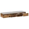 Image de vidaXL Tiroirs de lit avec tiroir Bois Ancien 120 x 36,5 x 16,5 cm, Mobilier de Chambre Minimaliste, Rangement stylé, Solution spacieuse, boîte en Bois Durable, Design Gain de Place