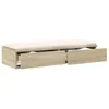 Image de vidaXL Tiroirs de lit avec tiroir Chêne Sonoma 75 x 36,5 x 16,5 cm, Mobilier de Chambre Minimaliste, Rangement stylé, Solution spacieuse, boîte en Bois Durable, Design Gain de Place