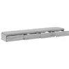 Image de vidaXL Tiroirs de lit avec tiroir Gris Sonoma 180 x 36,5 x 16,5 cm, Mobilier de Chambre Minimaliste, Rangement stylé, Solution spacieuse, boîte en Bois Durable, Design Gain de Place