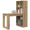 Image de vidaXL Bureau Chêne Artisanal 122 x 67 x 145 cm Bois d'ingénierie, Bureau Moderne pour Maison, Bureau Compact, Rangement Pratique, Style Sympa, Travail agréablement