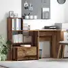 Image de vidaXL Bureau Bois Ancien 131,5 x 50 x 106,5 cm Bois d'ingénierie