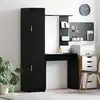 Image de vidaXL Bureau 2 pcs Chêne noir