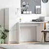 Image de vidaXL Bureau 2 pcs Blanc