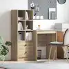 Image de vidaXL Bureau avec tiroir 2 pcs Chêne Sonoma