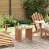 Image de vidaXL Table d'appoint de jardin Marron 45 x 42,5 x 45 cm