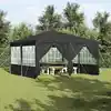 Image de vidaXL Tente de fête Anthracite 400 x 400 x 266 cm Polyéthylène