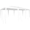 Image de vidaXL Tente de fête Blanc 600 x 400 x 266 cm Polyéthylène et Acier, Tente de Jardin, Moderne, Pliable, Robuste, rectangulaire, abri extérieur pour fêtes, événements