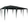 Image de vidaXL Tente de fête Vert 600 x 400 x 266 cm Polyéthylène et Acier, Tente Moderne Pliable pour Jardin et terrasse, Protection Durable pour événements, fêtes, Mariages
