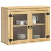 Image de vidaXL Armoire avec étagère Ski Brun Miel 60 x 32 x 40 cm Pin Massif, Solutions de Rangement, Cabinet rectangulaire Moderne pour Le Salon, Meuble en pin, Organisateur esthétisme