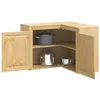 Image de vidaXL Armoire avec étagère Ski Brun Miel 80 x 80 x 60 cm Pin Massif, Solutions de Rangement, Cabinet rectangulaire Moderne pour Le Salon, Meuble en pin, Organisateur esthétisme