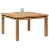 Image de vidaXL Table Basse Marron 60 x 60 x 36 cm Bois de Teck Massif, Table Basse en Teck Moderne pour Jardin et terrasse, mobilier d'extérieur au Design Contemporain