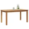 Image de vidaXL Table Basse Marron 90 x 50 x 45,5 cm Bois de Teck Massif, Table Basse en Teck Moderne pour Jardin et terrasse, mobilier d'extérieur au Design Contemporain