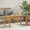 Image de vidaXL Table basse Marron 90 x 50 x 45,5 cm Bois de teck massif