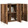 Image de vidaXL Buffet Bois Ancien 90 x 34 x 80 cm Bois d'ingénierie, Buffet rectangulaire Fonctionnel, Meuble de Rangement Moderne, Bois Composite, Design élégant, Pieds fuselés pour séjour