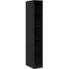 Image de vidaXL Armoire Chêne noir 30 x 50 x 200 cm Bois d'ingénierie