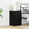 Image de vidaXL Cabinet de chevet Chêne noir 38 x 34 x 61 cm Bois d'ingénierie