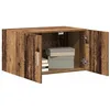 Image de vidaXL Meuble Mural Bois Ancien 70 x 42.5 x 40 cm Bois d'ingénierie, Armoire Murale Moderne, Design rectangulaire, Espace de Rangement, étagère en Bois, Gain de Place, Salon Bien rangé