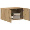 Image de vidaXL Meuble Mural Montage Mural chêne Artisanal 70 x 42.5 x 40 cm, Armoire Murale Moderne, Design rectangulaire, Espace de Rangement, étagère en Bois, Gain de Place, Salon Bien rangé
