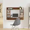 Image de vidaXL Bureau mural Bois ancien 105 x 48 x 75 cm Bois d'ingénierie