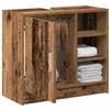 Image de vidaXL Cabinet de Lavabo Bois Ancien 63 x 29 x 55 cm Bois d'ingénierie, Rangement Salle de Bain, Armoire Rustique, Évier Rectangulaire, Organisateur Chic en Bois